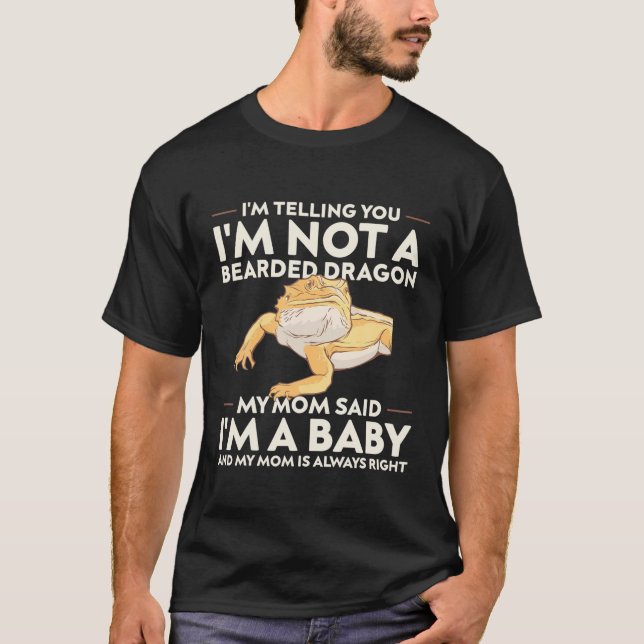 Lizard Bearded Dragon Gift For Men, Women And Kids T-Shirt (Front)