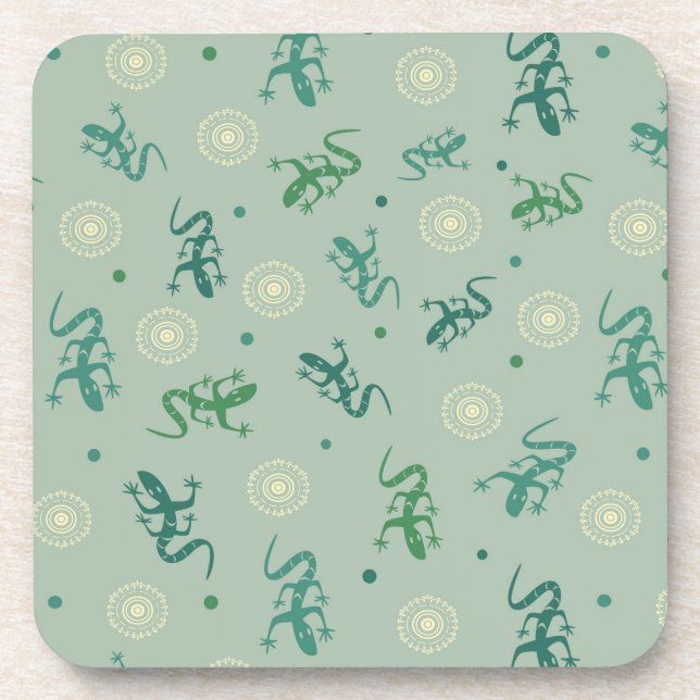 Lizard Beverage Coaster (Front)