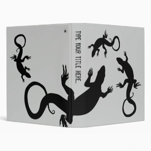 Lizard Binder Custom Reptile Art Photo Album