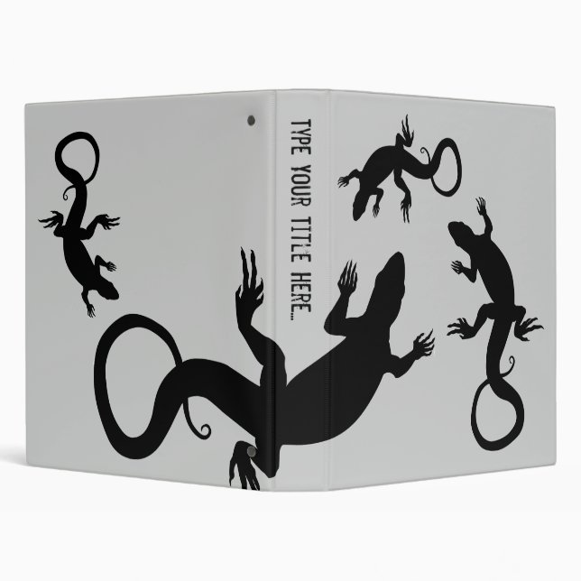Lizard Binder Custom Reptile Art Photo Album (Background)