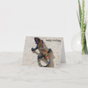 lizard birthday card