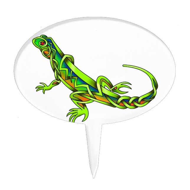 Lizard Cake Topper (Front)