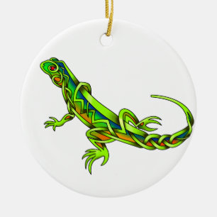 Lizard Ceramic Ornament
