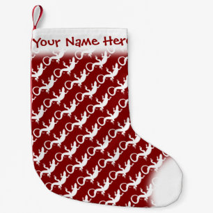 Lizard Christmas Stocking Custom Reptile Stocking