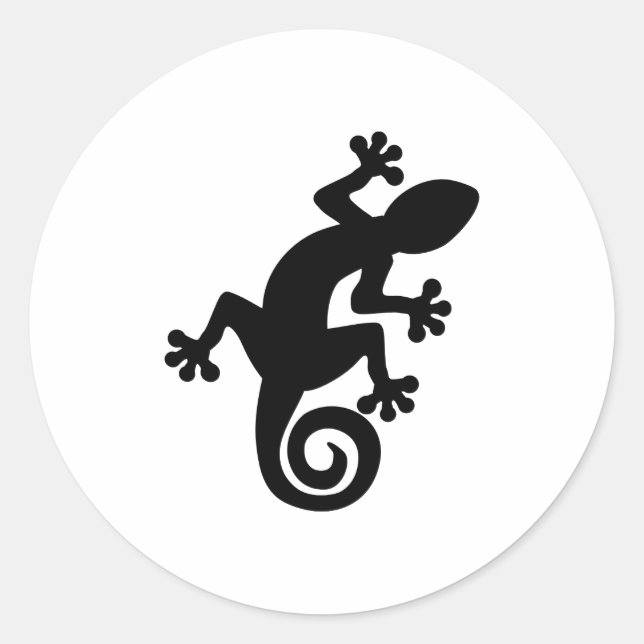 Lizard Classic Round Sticker (Front)