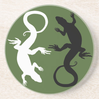 Lizard Coasters Reptile Art Coaster Lizard Gifts