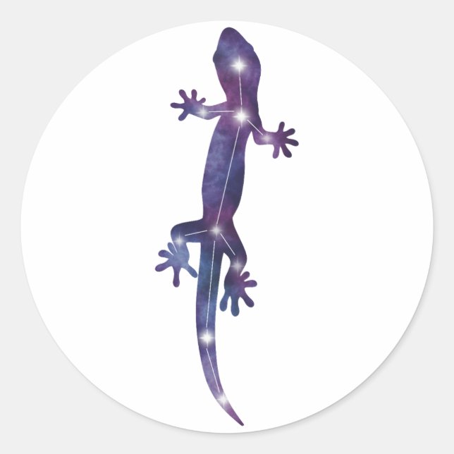 Lizard Constellation Sticker (Front)