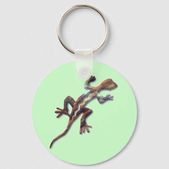 Lizard-copper Keychain (Front)