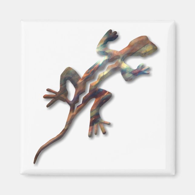 Lizard-copper Magnet (Front)