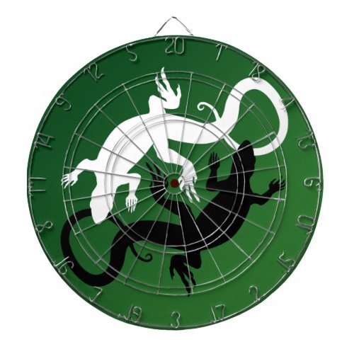 Lizard Dartboard Cool Tribal Raven Art Dartboard