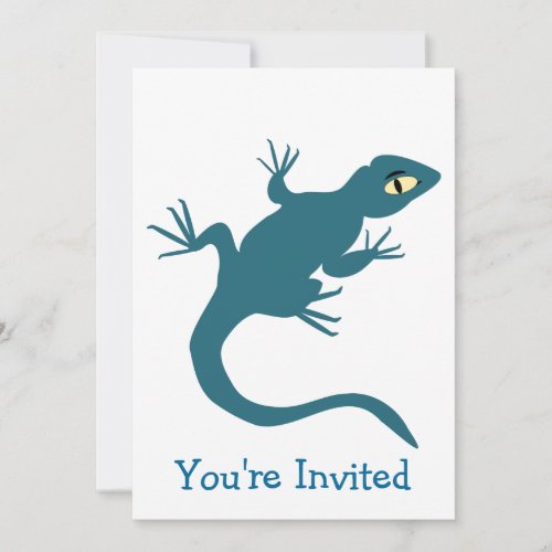 Blue Lizard Any Occasion Personalized Invitations
