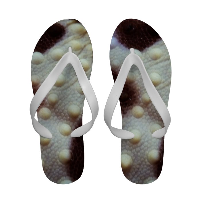 Lizard Feet Spotted Leopard Gecko Skin Sandals