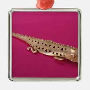 Lizard, from Colombia Metal Ornament