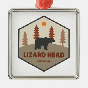 Lizard Head Wilderness Colorado Bear Metal Ornament