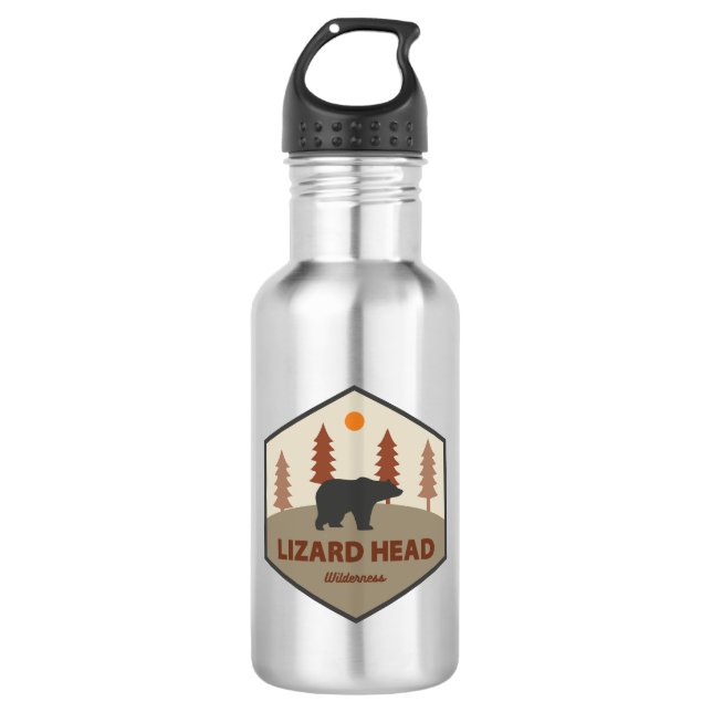 Lizard Head Wilderness Colorado Bear Stainless Steel Water Bottle (Front)