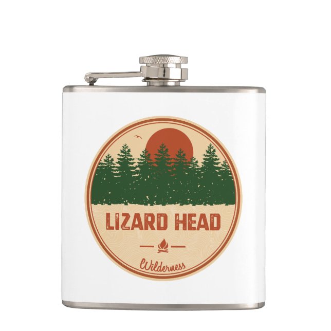 Lizard Head Wilderness Colorado Flask (Front)