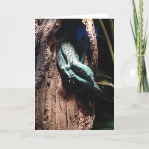 lizard hug greeting card