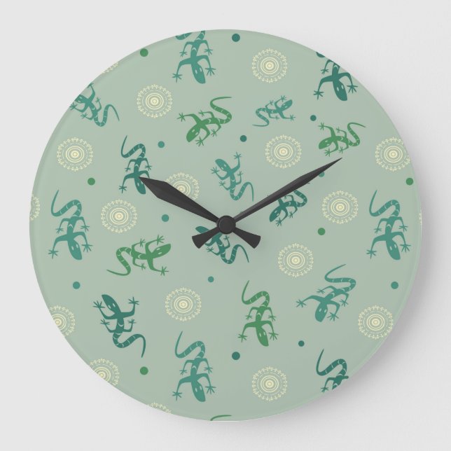 Lizard Large Clock (Front)
