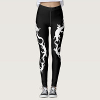 Lizard Leggings Reptile Wildlife Art Leggings