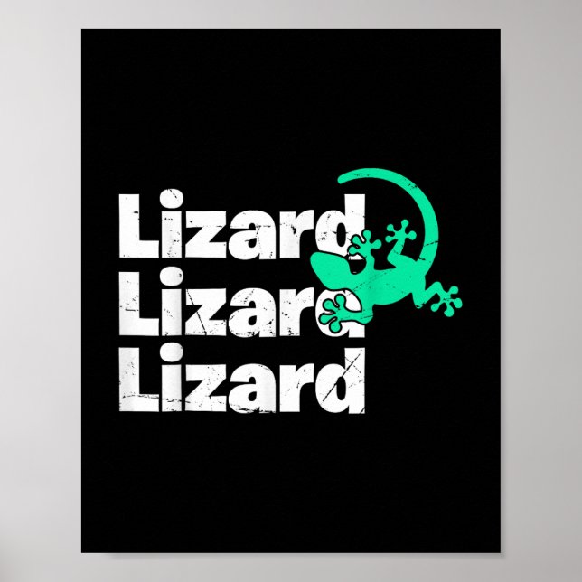 Lizard Lizard Lizard Funny Meme _2  Poster (Front)