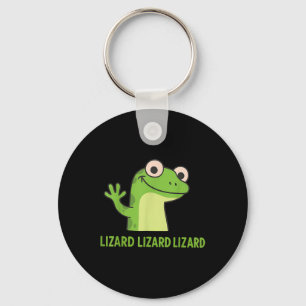 Lizard Lizard Lizard Funny Weirdcore Animal Meme G Keychain