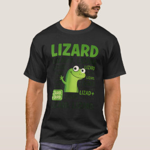 Lizard Lizard Lizard Funny Weirdcore Animal Meme G T-Shirt