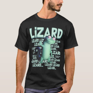 Lizard Lizard Lizard Funny Weirdcore Meme Viral Tr T-Shirt