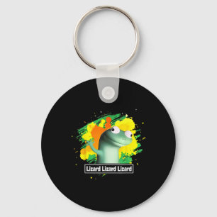 Lizard Lizard Lizard Shirt Funny Weirdcore Animal Keychain