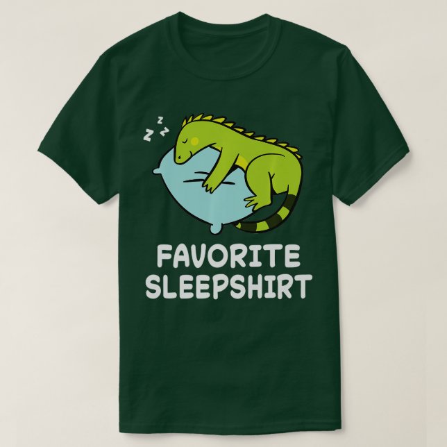 Lizard Lizards Nap Sleeping Sleep Pajama Pajamas N T-Shirt (Design Front)