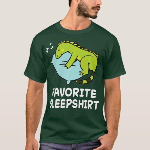 Lizard Lizards Nap Sleeping Sleep Pajama Pajamas N T_Shirt