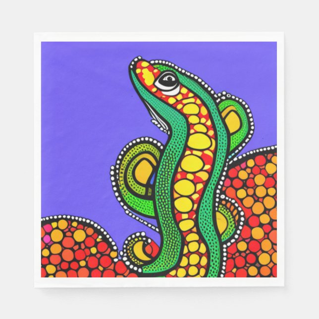 Lizard Love Napkins (Front)