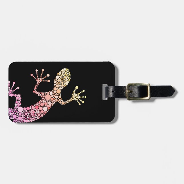 Lizard Luggage Tag (Front Horizontal)