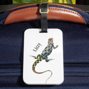 Lizard Luggage Tag