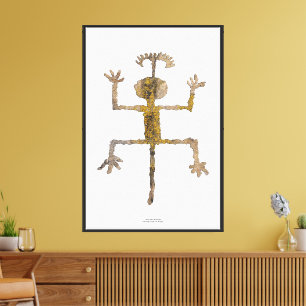 Lizard Man Petroglyph Canvas Print