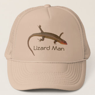 Lizard man trucker hat