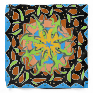 Lizard Mandala Bandana