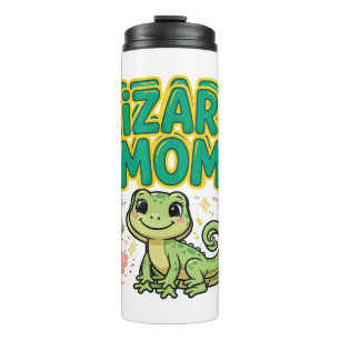Lizard Mom Cute Gecko Thermal Tumbler