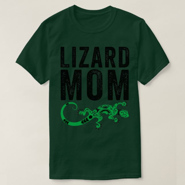 Lizard Mom Funny Gecko Reptile Lover Mother 2 T-Shirt (Design Front)