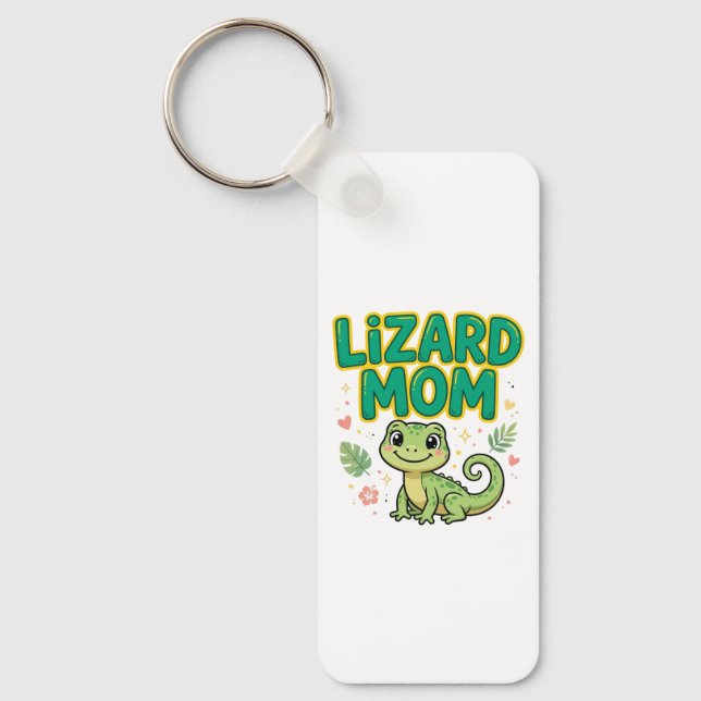 Lizard Mom Keychain (Front)