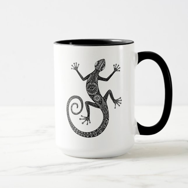 Lizard Or Salamander Doodle Mug (Right)