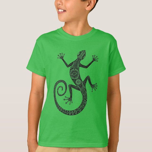 Lizard Or Salamander Doodle T-Shirt (Front)