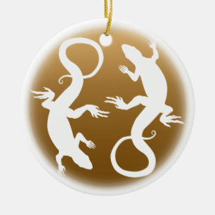 Lizard Ornament Personalized Reptile Decoration