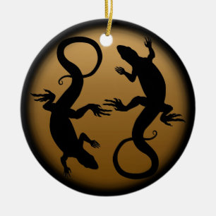 Lizard Ornament Personalized Reptile Decoration