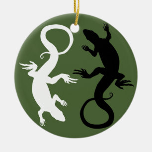 Lizard Ornament Personalized Reptile Decoration