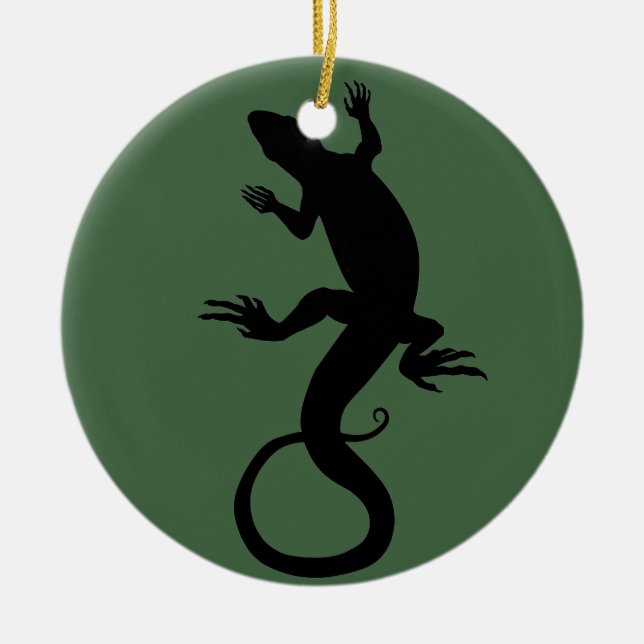 Lizard Ornaments Decorations Cool Reptile Gifts (Front)