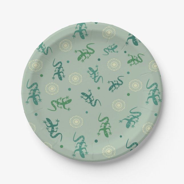 Lizard Paper Plates (Front)
