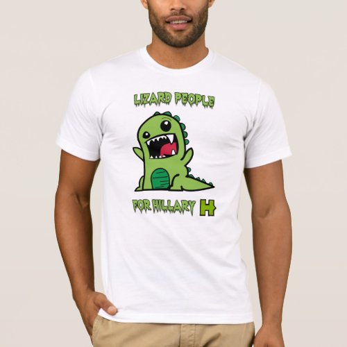 Lizard People for Hillary T_Shirt