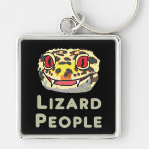 Lizard People Keychain