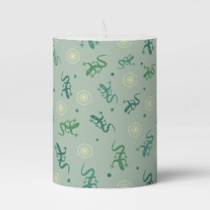 Lizard Pillar Candle
