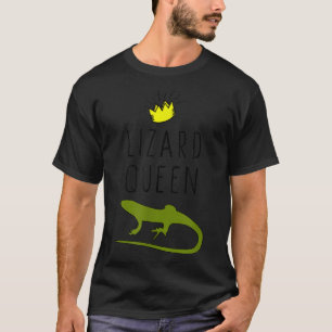 Lizard Queen Funny Lover Gift Christmas T-Shirt